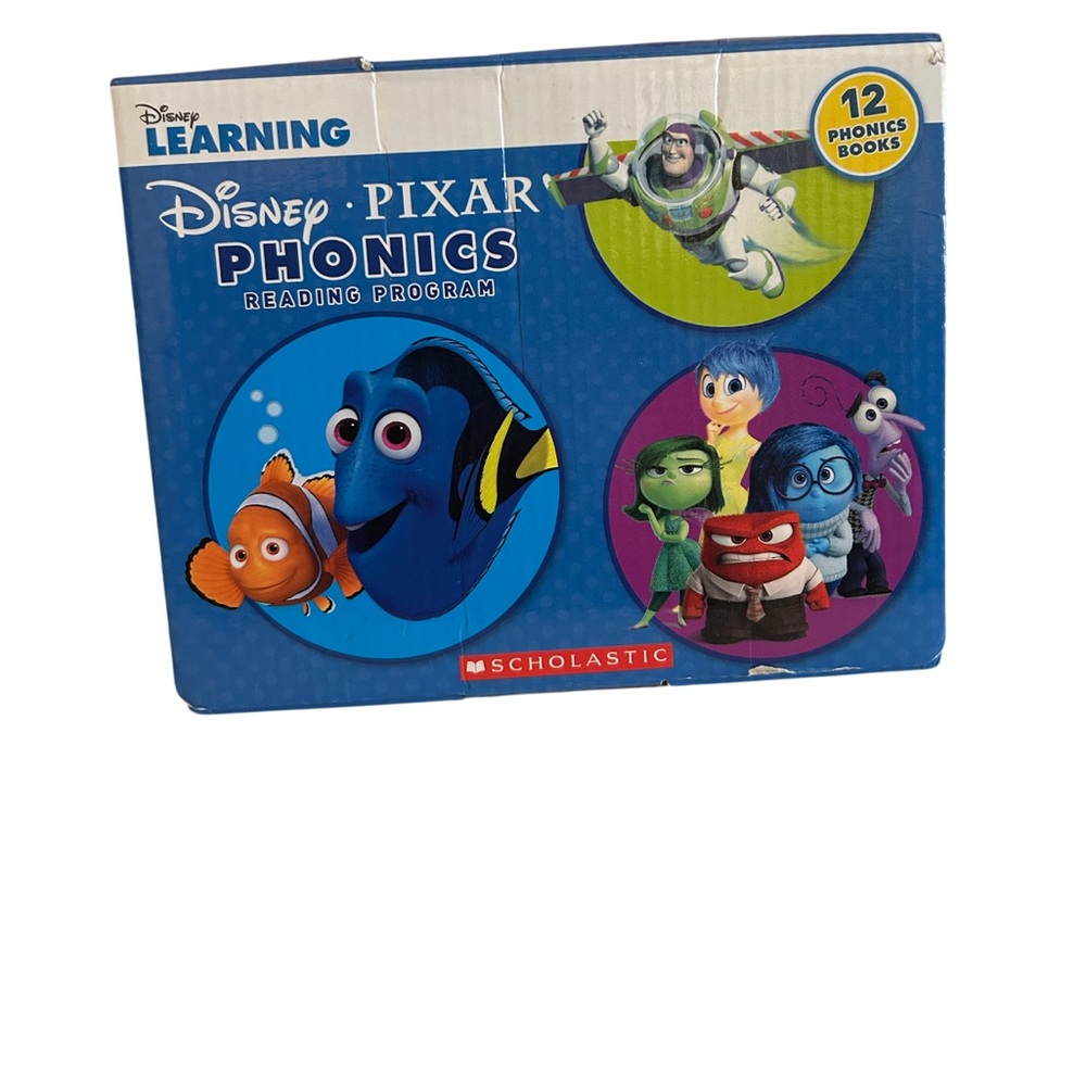 Disney Pixar Phonics Reading Program | Box Set of 12 Books by Scholastic
